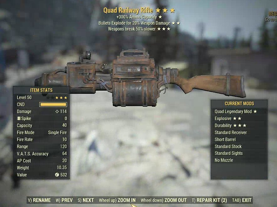 Quad Railway Rifle (2024) | PS