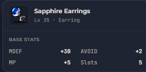 Sapphire Earrings | Global > Global MapleStory Classic World