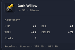 Dark Willow | Global > Global MapleStory Classic World