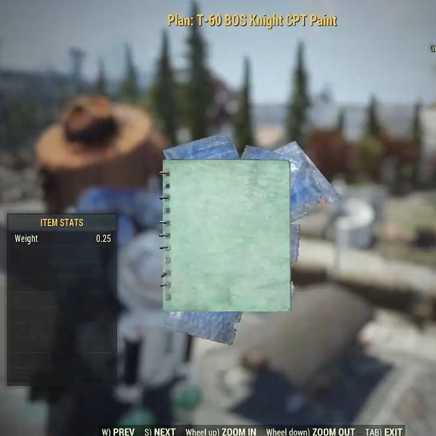 Plan- T-60 BOS Kight CPT Paint | PS
