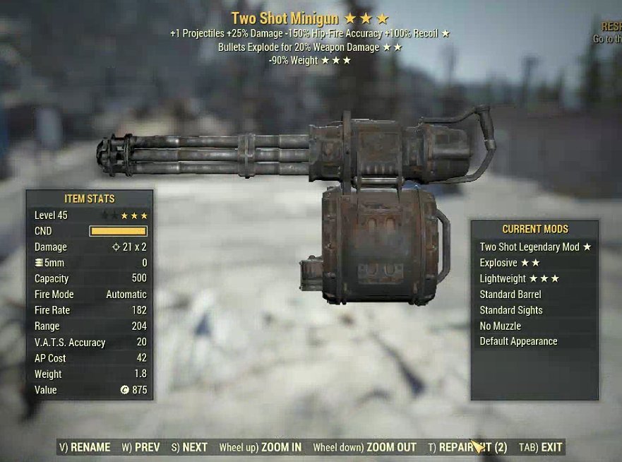 Two Shot Minigun (2024) | PS