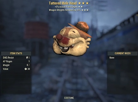 Tatter Mole Head 3 | PS