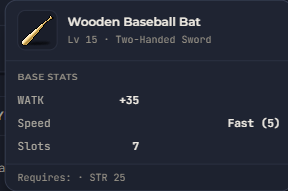 Wooden Baseball Bat | Global > Global MapleStory Classic World