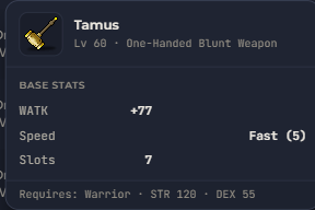 Tamus | Global > Global MapleStory Classic World