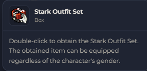 Stark Outfit Set | Global > Global MapleStory Classic World