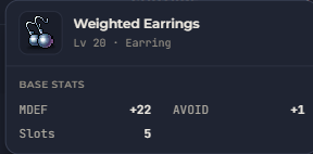 Weighted Earrings | Global > Global MapleStory Classic World