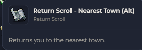 Return Scroll - Nearest Town (Alt) | Global > Global MapleStory Classic World
