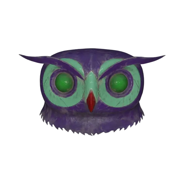 Fasnacht Glowing Owl Mask | PS
