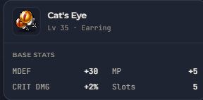 Cat's Eye | Global > Global MapleStory Classic World