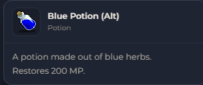 Blue Potion (Alt) | Global > Global MapleStory Classic World