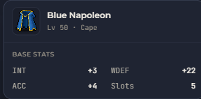 Blue Napoleon | Global > Global MapleStory Classic World