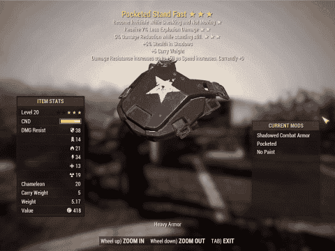 Pocketed Stand Fast | PS