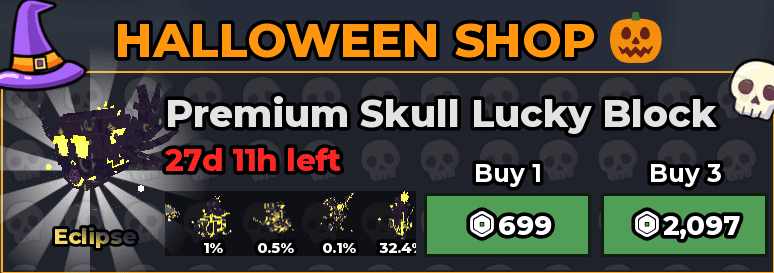 Premium Skull Lucky Block *1 | Global