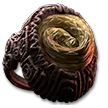 The Burrower Topaz Ring | Forbidden Rites Standard