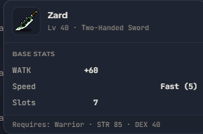Zard | Global > Global MapleStory Classic World