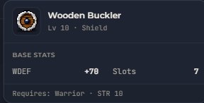 Wooden Buckler | Global > Global MapleStory Classic World