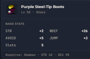 Purple Steel-Tip Boots | Global > Global MapleStory Classic World
