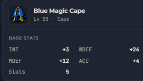 Blue Magic Cape | Global > Global MapleStory Classic World
