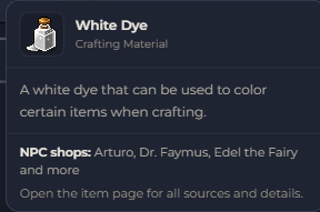 White Dye | Global > Global MapleStory Classic World