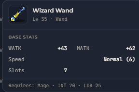 Wizard Wand | Global > Global MapleStory Classic World