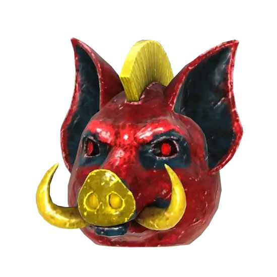 Fasnacht Glowing Pig Mask | PS