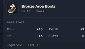 Bronze Aroa Boots | Global > Global MapleStory Classic World