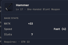 Hammer | Global > Global MapleStory Classic World