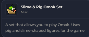 Slime & Pig Omok Set | Global > Global MapleStory Classic World