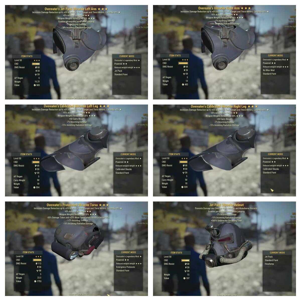 Overeater's Protocoled Ultracite Armor Set | PS