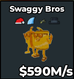 Swaggy Bros 590M/s Gold | Global