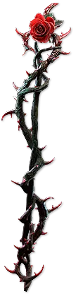The Blood Thorn Wrapped Quarterstaff | Forbidden Rites Standard