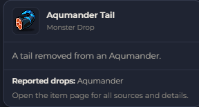 Aqumander Tail | Global > Global MapleStory Classic World