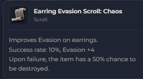 Earring Evasion Scroll Chaos | Global > Global MapleStory Classic World