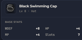 Black Swimming Cap | Global > Global MapleStory Classic World
