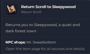 Return Scroll to Sleepywood | Global > Global MapleStory Classic World