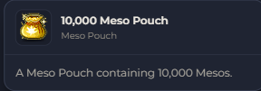 10,000 Meso Pouch | Global > Global MapleStory Classic World