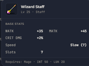 Wizard Staff | Global > Global MapleStory Classic World