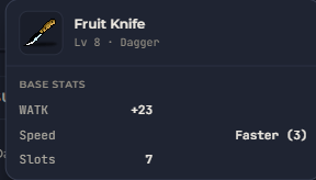 Fruit Knife | Global > Global MapleStory Classic World