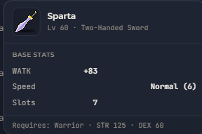 Sparta | Global > Global MapleStory Classic World