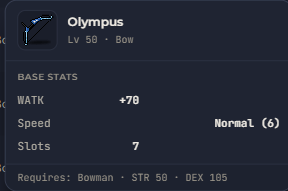 Olympus | Global > Global MapleStory Classic World