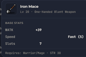 Iron Mace | Global > Global MapleStory Classic World