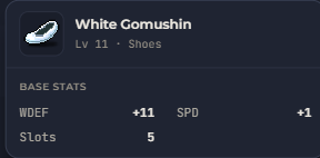 White Gomushin | Global > Global MapleStory Classic World