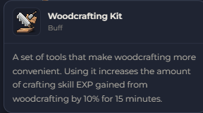 Woodcrafting Kit | Global > Global MapleStory Classic World