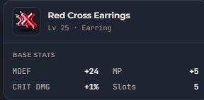 Red Cross Earrings | Global > Global MapleStory Classic World