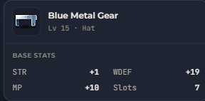 Blue Metal Gear | Global > Global MapleStory Classic World