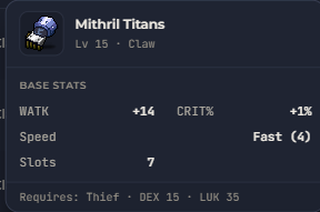 Mithril Titans | Global > Global MapleStory Classic World