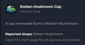 Rotten Mushmom Cap | Global > Global MapleStory Classic World