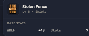 Stolen Fence | Global > Global MapleStory Classic World