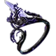 Blackflame Amethyst Ring | Forbidden Rites Standard