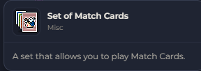 Set of Match Cards | Global > Global MapleStory Classic World